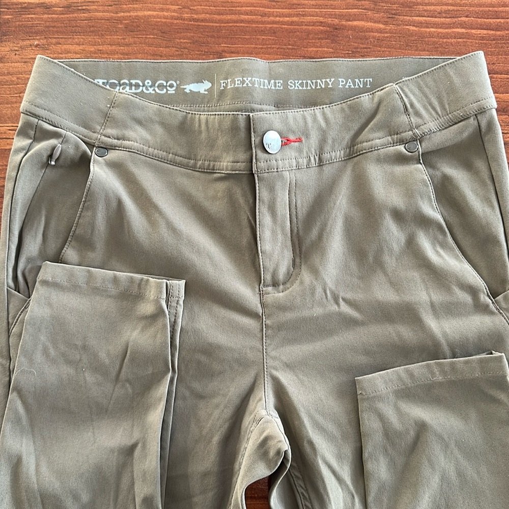 Toad&Co Flextime Skinny Pants size 6